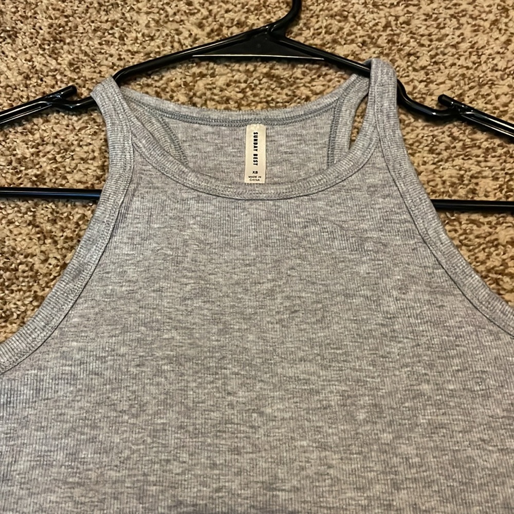 BOGO! TWO Aritzia Sunday Best Ribbed Tanks XS